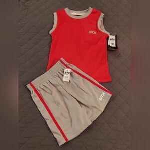 STX Red and Gray Athletic Set